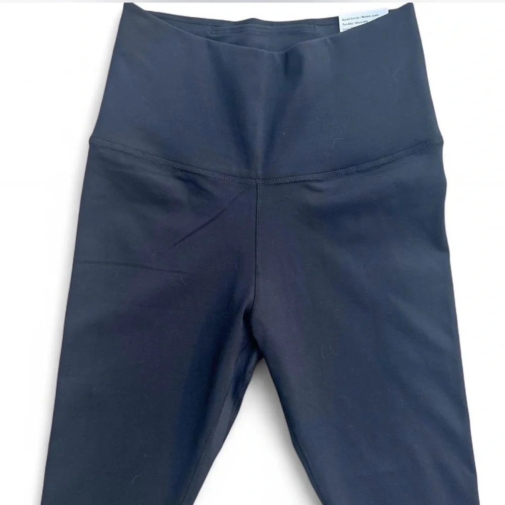 NIKE ONE Women TIGHT & DRI FIT HIGH RISE Yoga 7/8Leggings-Black - Picture 11 of 14